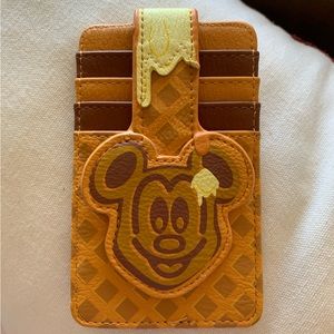 Loungefly Disney Mickey Mouse Waffle Cardholder